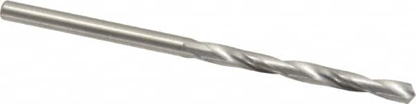 M.A. Ford - #40 118° Solid Carbide Jobber Drill - Bright Finish, Right Hand Cut, Spiral Flute, Straight Shank, 2" OAL, Faceted Point - Benchmark Tooling