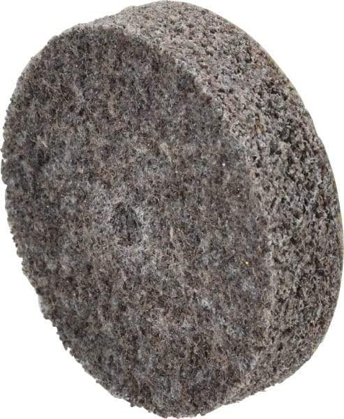 3M - 2" Diam, 1/2" Face Width, 1/4" Center Hole, Coarse Grade, Aluminum Oxide Deburring Wheel - Unitized, Hard Density 7 Grade, 22,100 RPM - Benchmark Tooling