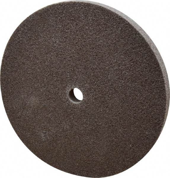 3M - 6" Diam, 1/2" Face Width, 1/2" Center Hole, Fine Grade, Aluminum Oxide Deburring Wheel - Unitized, Medium Density 5 Grade, 7,500 RPM - Benchmark Tooling