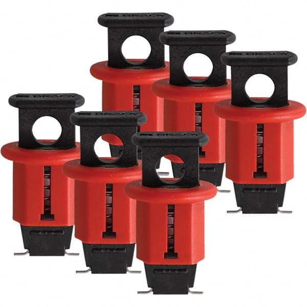 Brady - Pack of 6 Universal Miniature Circuit Breaker Lockouts - Benchmark Tooling