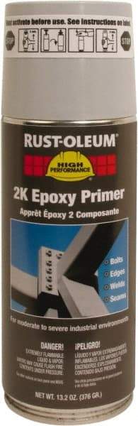 Rust-Oleum - 13.2 oz Primer Gray Spray Paint - 8 to 12 Sq Ft Coverage, Quick Drying - Benchmark Tooling