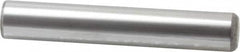Made in USA - 1" Diam x 6" Pin Length Grade 8 Alloy Steel Standard Dowel Pin - Bright Finish, C 47-58 & C 60 (Surface) Hardness, 117,800 Lb (Single Shear), 235,600 Lb (Double Shear) Breaking Strength, 1 Beveled & 1 Rounded End - Benchmark Tooling