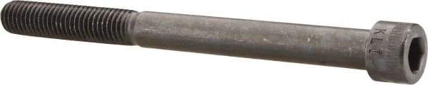 Made in USA - 1/2-13 UNC Hex Socket Drive, Socket Cap Screw - Alloy Steel, Black Oxide Finish, Partially Threaded, 5-3/4" Length Under Head - Benchmark Tooling