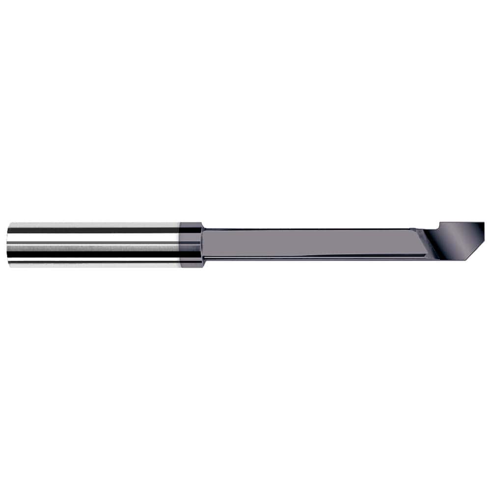 Harvey Tool - Boring Bars; Minimum Bore Diameter (Decimal Inch): 0.1200 ; Maximum Bore Depth (Decimal Inch): 0.7500 ; Maximum Bore Depth (Inch): 3/4 ; Material: Solid Carbide ; Boring Bar Type: Boring ; Shank Diameter (Decimal Inch): 0.1250 - Exact Industrial Supply