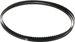 M.K. MORSE - 4 TPI, 7' 9-1/2" Long x 3/8" Wide x 0.025" Thick, Welded Band Saw Blade - High Carbon Steel, Toothed Edge, Raker Tooth Set, Flexible Back, Contour Cutting - Benchmark Tooling