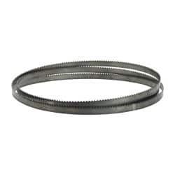 M.K. MORSE - 6 TPI, 7' 9-1/2" Long x 1/2" Wide x 0.025" Thick, Welded Band Saw Blade - High Carbon Steel, Toothed Edge, Raker Tooth Set, Flexible Back, Contour Cutting - Benchmark Tooling