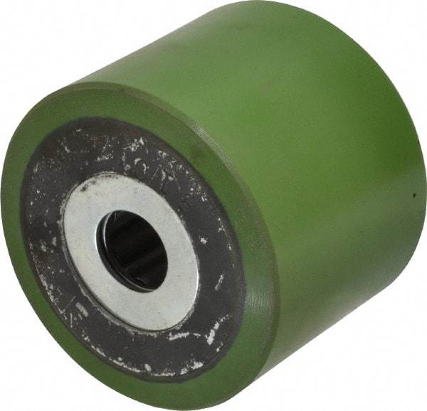 Albion - 4 Inch Diameter x 3-1/4 Inch Wide, Polyurethane Caster Wheel - 1,200 Lb. Capacity, 3-1/4 Inch Hub Length, 1 Inch Axle Diameter, Roller Bearing - Benchmark Tooling