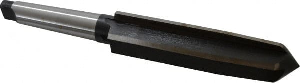 Interstate - 2" Reamer Diam, 1-1/4" Small End Diam, 4MT Morse Taper Shank, 7-3/8" Flute, Bridge Reamer - Benchmark Tooling