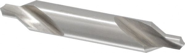 Interstate - #6 Plain Cut 60° Incl Angle Cobalt Combo Drill & Countersink - Benchmark Tooling