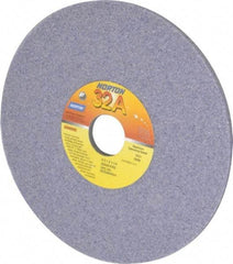 Norton - 8" Diam x 1-1/4" Hole x 1/4" Thick, K Hardness, 46 Grit Surface Grinding Wheel - Aluminum Oxide, Type 1, Coarse Grade, 3,600 Max RPM, Vitrified Bond, No Recess - Benchmark Tooling