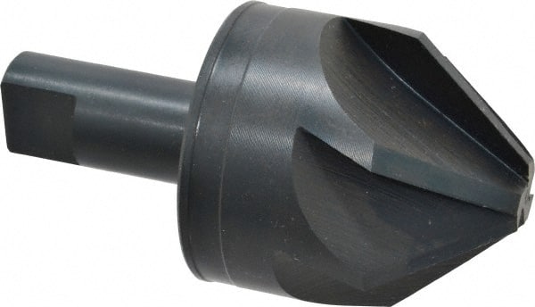 M.A. Ford - 2" Head Diam, 3/4" Shank Diam, 6 Flute 82° High Speed Steel Countersink - Benchmark Tooling