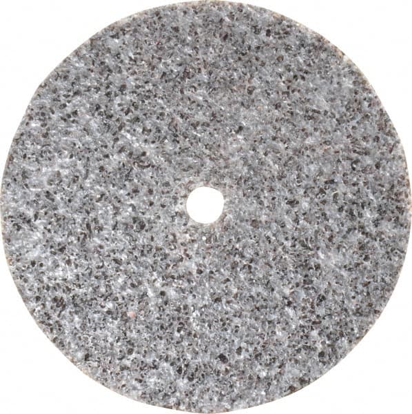3M - 2" Diam, 1/8" Face Width, 3/16" Center Hole, Coarse Grade, Aluminum Oxide Deburring Wheel - Unitized, Hard Density 8 Grade, 22,100 RPM - Benchmark Tooling