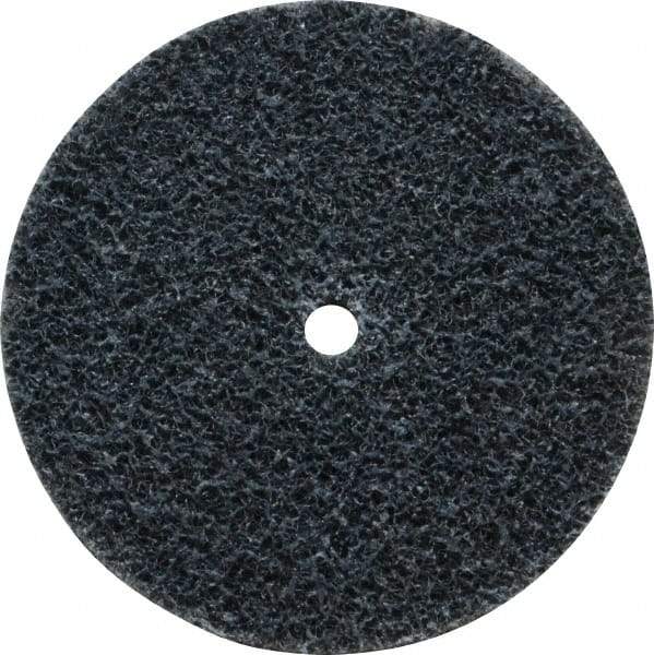 3M - 2" Diam, 1/4" Face Width, 3/16" Center Hole, Fine Grade, Silicon Carbide Deburring Wheel - Unitized, Soft Density 2 Grade, 16,100 RPM - Benchmark Tooling