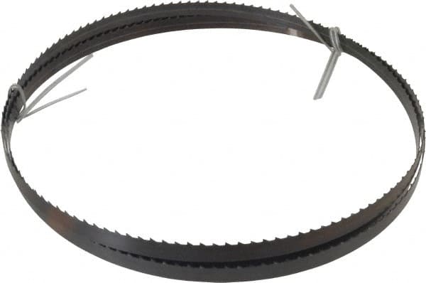 Disston - 4 TPI, 7' 9" Long x 1/2" Wide x 0.025" Thick, Welded Band Saw Blade - Carbon Steel, Toothed Edge, Raker Tooth Set, Hard Back, Contour Cutting - Benchmark Tooling