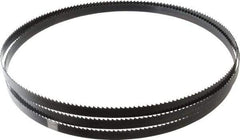 Disston - 6 TPI, 7' 9-1/2" Long x 1/2" Wide x 0.025" Thick, Welded Band Saw Blade - Carbon Steel, Toothed Edge, Raker Tooth Set, Hard Back, Contour Cutting - Benchmark Tooling