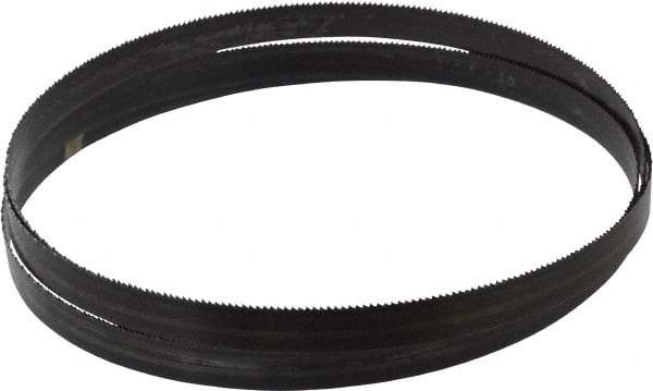 Disston - 10 TPI, 8' Long x 3/4" Wide x 0.032" Thick, Welded Band Saw Blade - Carbon Steel, Toothed Edge, Raker Tooth Set, Hard Back, Contour Cutting - Benchmark Tooling