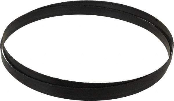 Disston - 14 TPI, 9' 7-1/2" Long x 3/4" Wide x 0.032" Thick, Welded Band Saw Blade - Carbon Steel, Toothed Edge, Raker Tooth Set, Hard Back, Contour Cutting - Benchmark Tooling