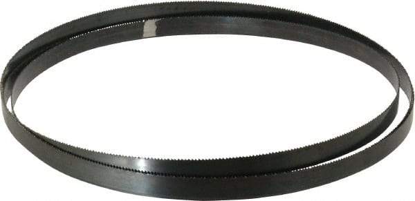 Disston - 10 TPI, 10' 10-1/2" Long x 3/4" Wide x 0.032" Thick, Welded Band Saw Blade - Carbon Steel, Toothed Edge, Raker Tooth Set, Hard Back, Contour Cutting - Benchmark Tooling