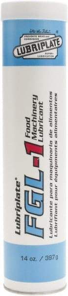 Lubriplate - 14.5 oz Cartridge Aluminum General Purpose Grease - Food Grade, 360°F Max Temp, NLGIG 1, - Benchmark Tooling