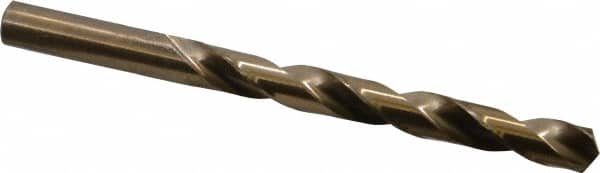 Interstate - 11.2mm 118° High Speed Steel Jobber Drill - Oxide Finish, Right Hand Cut, Spiral Flute, Straight Shank, 5-5/8" OAL, Standard Point - Benchmark Tooling