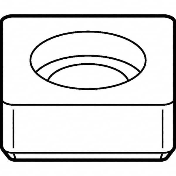 Kennametal - 11.53mm Inscribed Circle, Square Turning Shim for Indexables - SM Shim Style - Benchmark Tooling