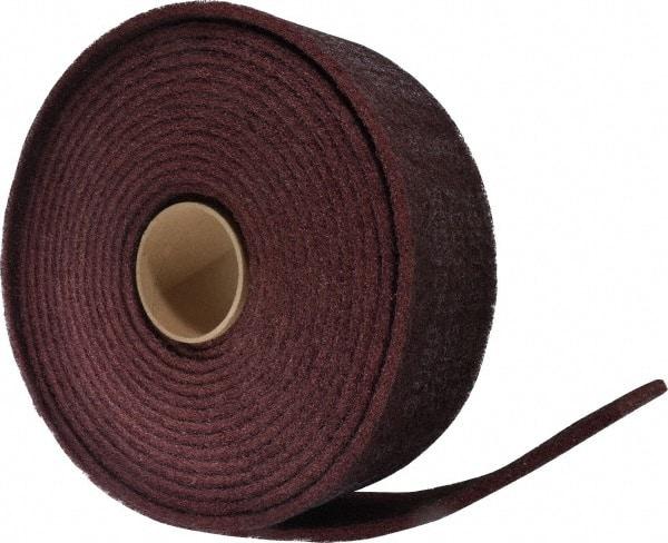 3M - 30' Long x 4" Wide Nonwoven Roll - Fine Grade, Purple, Aluminum Oxide - Benchmark Tooling