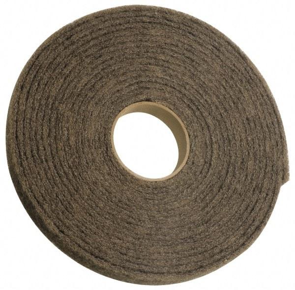 3M - 30' Long x 6" Wide Nonwoven Roll - Very Fine Grade, White, Aluminum Silicate - Benchmark Tooling
