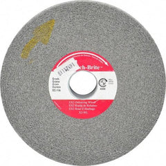 3M - 6" Diam, 1" Face Width, 1" Center Hole, Fine Grade, Silicon Carbide Deburring Wheel - Convolute, Hard Density 9 Grade, 6,000 RPM - Benchmark Tooling