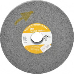 3M - 6" Diam, 1" Face Width, 1" Center Hole, Fine Grade, Silicon Carbide Deburring Wheel - Convolute, Hard Density 8 Grade, 6,000 RPM - Benchmark Tooling