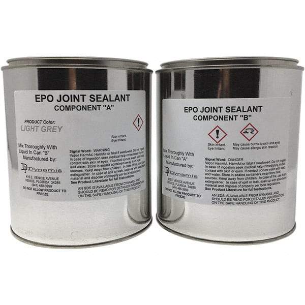 Made in USA - 1 Gal Concrete Repair/Resurfacing - Light Gray, 19 25 Sq Ft Coverage, Epoxy Resin - Benchmark Tooling