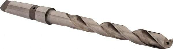 Value Collection - 47/64", 3MT 118° Point Cobalt Taper Shank Drill Bit - Bright Finish, 6-1/4" Flute Length, 10-7/8" OAL, Spiral Flute, Through Coolant - Benchmark Tooling
