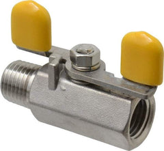 Legend Valve - Stainless Steel Ball Valve - MNPT x FNPT Ends, 800 WOG, 150 WSP - Benchmark Tooling