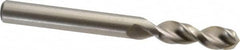 Accupro - 0.311" 130° Parabolic Flute Cobalt Screw Machine Drill Bit - Bright Finish, Right Hand Cut, 1.457" Flute Length, 3.11" OAL, Split Point, Straight Shank - Benchmark Tooling