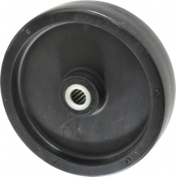 Fairbanks - 8 Inch Diameter x 2 Inch Wide, Polyolefin Caster Wheel - 1,400 Lb. Capacity, 2-3/16 Inch Hub Length, 3/4 Inch Axle Diameter, Roller Bearing - Benchmark Tooling