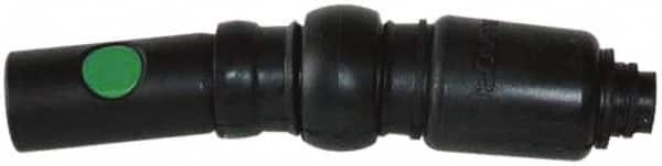 Prevost - 1/4 Swivel NPT European High Flow Pneumatic Hose Safety Coupler - Composite, 3/8" Body Diam - Benchmark Tooling