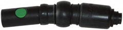 Prevost - 1/4 Swivel NPT European High Flow Pneumatic Hose Safety Coupler - Composite, 3/8" Body Diam - Benchmark Tooling