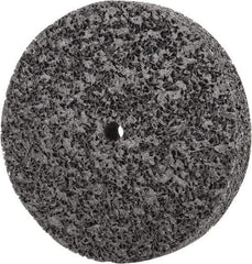 3M - 6" Diam, 1" Face Width, 1/2" Center Hole, Very Coarse Grade, Silicon Carbide Deburring Wheel - Unitized, Hard Density 7 Grade, 7,000 RPM - Benchmark Tooling