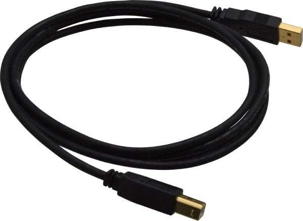 Tripp-Lite - 6' Long, USB A/B Computer Cable - Black, Male x Male - Benchmark Tooling