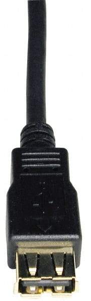Tripp-Lite - 6' Long, USB A/A Computer Cable - Black, Male x Female - Benchmark Tooling