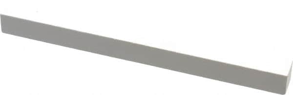 Norton - 900 Grit Aluminum Oxide Square Polishing Stone - Super Fine Grade, 1/2" Wide x 6" Long x 1/2" Thick - Benchmark Tooling