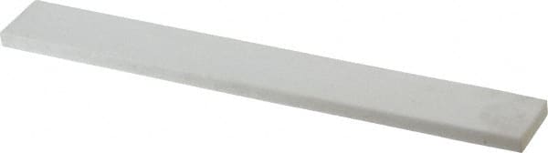 Norton - 100 Grit Aluminum Oxide Rectangular Polishing Stone - Fine Grade, 1" Wide x 8" Long x 1/4" Thick - Benchmark Tooling