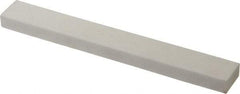 Norton - 100 Grit Aluminum Oxide Rectangular Polishing Stone - Fine Grade, 1" Wide x 8" Long x 1/2" Thick - Benchmark Tooling