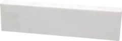 Norton - 120 Grit Aluminum Oxide Rectangular Polishing Stone - Fine Grade, 2" Wide x 8" Long x 1" Thick - Benchmark Tooling