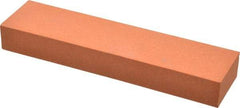 Norton - 150 Grit Aluminum Oxide Rectangular Polishing Stone - Very Fine Grade, 2" Wide x 8" Long x 1" Thick - Benchmark Tooling