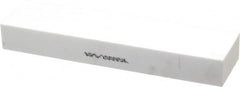 Norton - 180 Grit Aluminum Oxide Rectangular Polishing Stone - Very Fine Grade, 2" Wide x 8" Long x 1" Thick - Benchmark Tooling
