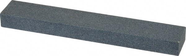 Made in USA - 120 Grit Aluminum Oxide Rectangular Polishing Stone - Fine Grade, 1" Wide x 6" Long x 1/2" Thick - Benchmark Tooling