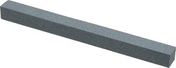 Made in USA - 180 Grit Aluminum Oxide Square Polishing Stone - Very Fine Grade, 1/2" Wide x 6" Long x 1/2" Thick - Benchmark Tooling