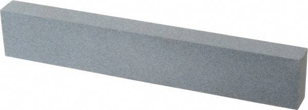 Made in USA - 180 Grit Aluminum Oxide Rectangular Polishing Stone - Very Fine Grade, 1" Wide x 6" Long x 1/2" Thick - Benchmark Tooling