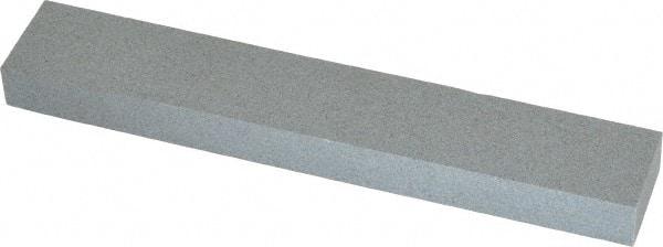 Made in USA - 220 Grit Aluminum Oxide Rectangular Polishing Stone - Very Fine Grade, 1" Wide x 6" Long x 1/2" Thick - Benchmark Tooling