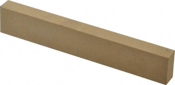 Made in USA - 400 Grit Aluminum Oxide Rectangular Polishing Stone - Super Fine Grade, 1" Wide x 6" Long x 1/2" Thick - Benchmark Tooling